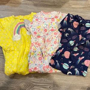 Carter’s footie pajamas, size 24 months